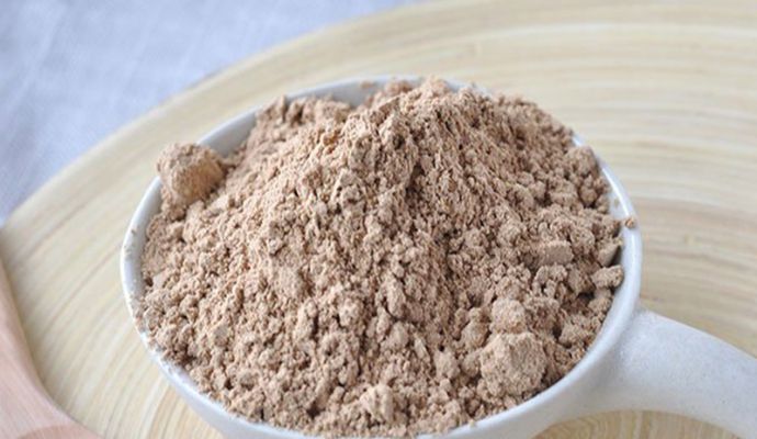 Roasted brown rice powder