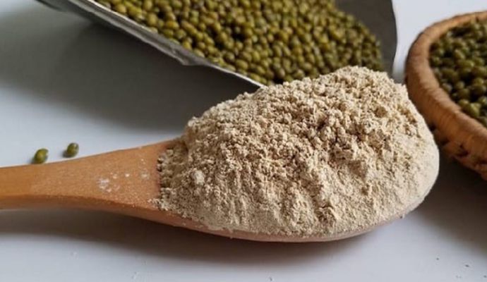 Roasted green beans powder