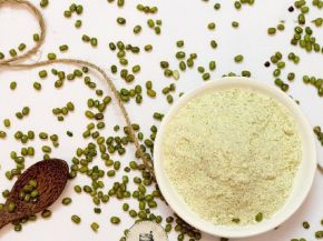 Roasted green beans powder