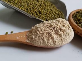 Roasted green beans powder